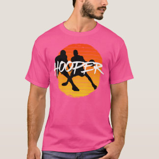 Vintag Style Basketball Hooper Sunset T-Shirt