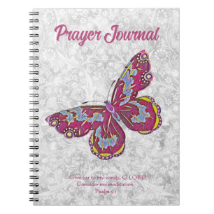 Vintag Style Butterfly Praetjournal Notizblock