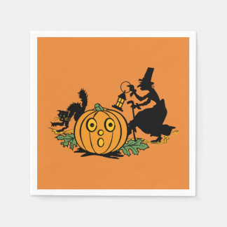 Vintag Style Halloween-Party Napkin Serviette