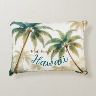 Vintag Style Hawaiian Travel Honolulu Dekokissen