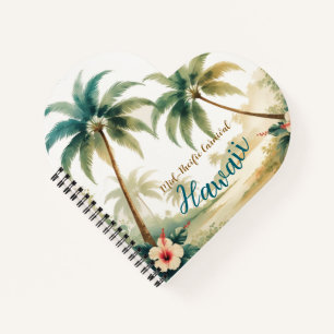 Vintag Style Hawaiian Travel Honolulu Notizbuch