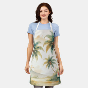 Vintag Style Hawaiian Travel Honolulu Schürze