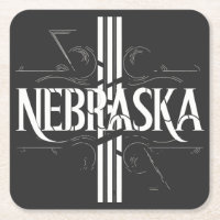 Vintag Style Nebraska Textdesign