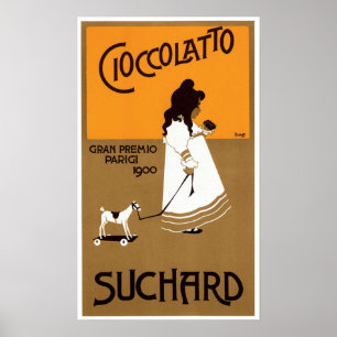 Vintag Suchard Cioccolatto Poster