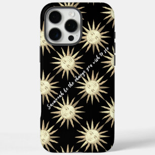 Vintag Sun Muster iPhone Case