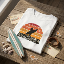 Vintag Sunset Surf Girl