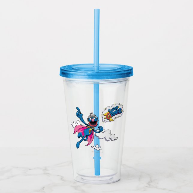 Vintag Super Grover Acryltrinkbecher (Vorderseite)