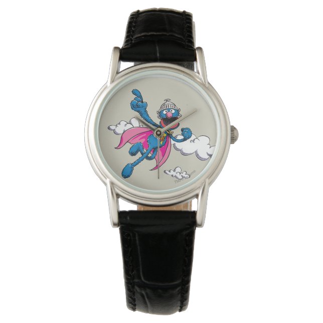 Vintag Super Grover Armbanduhr (Vorderseite)