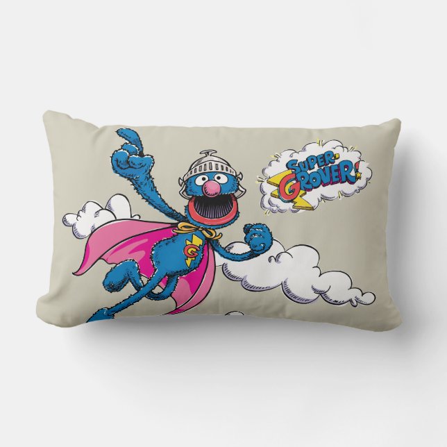 Vintag Super Grover Lendenkissen (Vorderseite)