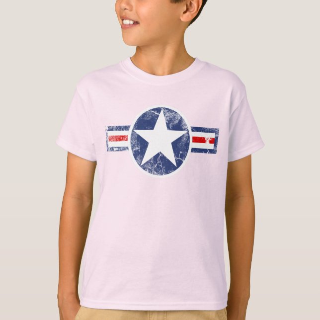 Vintag Superhero Star Patriotic USA Shirt (Vorderseite)