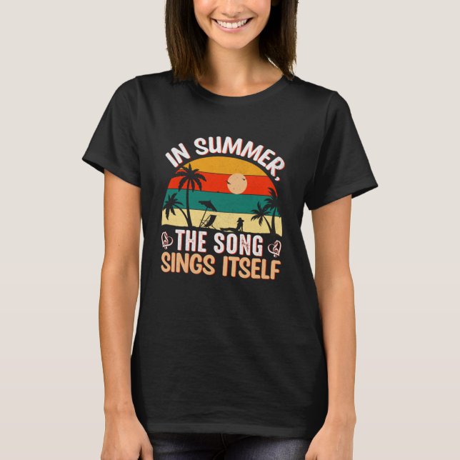 Vintag Surfer Retro Surfing Beach Sommerurlaub T-Shirt (Vorderseite)
