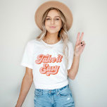 Vintag Take It Easy Retro Stil T-Shirt<br><div class="desc">Nehmen Sie es Easy T-Shirt, Frauen Grafik-T-Shirts, 70er 60er Vintagen Stil Retro 77 bis Shirt, Shirts mit Redewendungen tee</div>