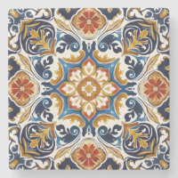 Vintag Talavera Azulejo blaue Fliesen Gastgeschenk