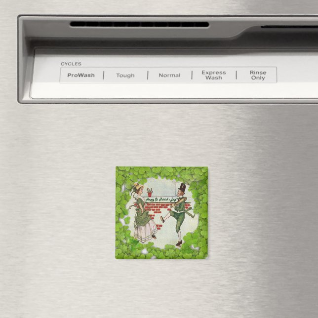 Vintag Tancing Irish Couple Magnet (In Situ (Geschirrspüler))