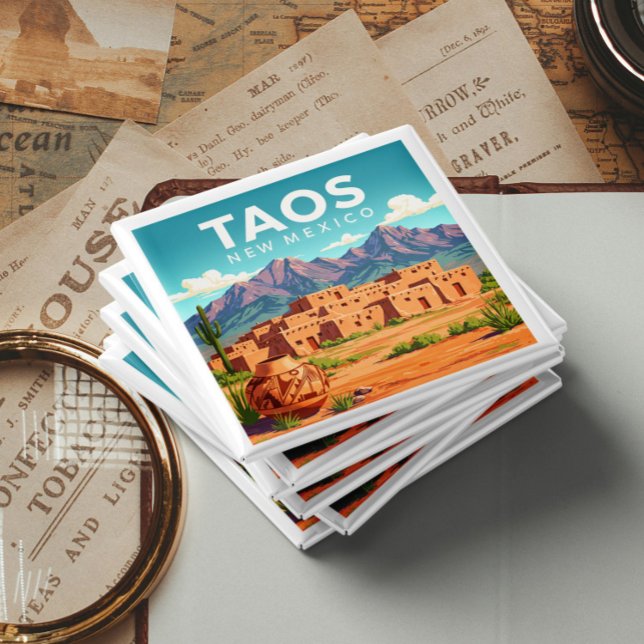Vintag Taos New Mexico Magnet (Von Creator hochgeladen)