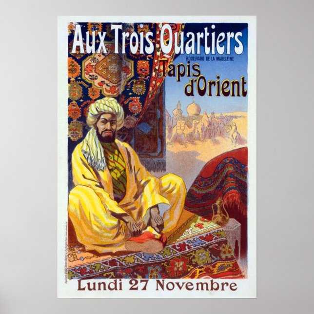 Vintag Tapis d'Orient Poster (Vorne)