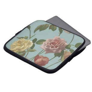 Vintag Tee Rose und Rose Laptopschutzhülle