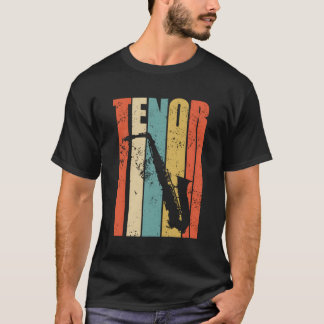 Vintag Tenor Saxophon T-Shirt