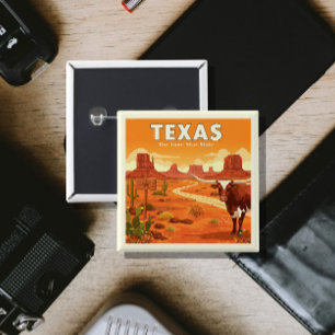 Vintag Texas Button
