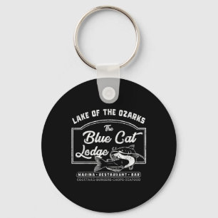 Vintag The Blue Cat Lodge Lake of the Ozarks Schlüsselanhänger