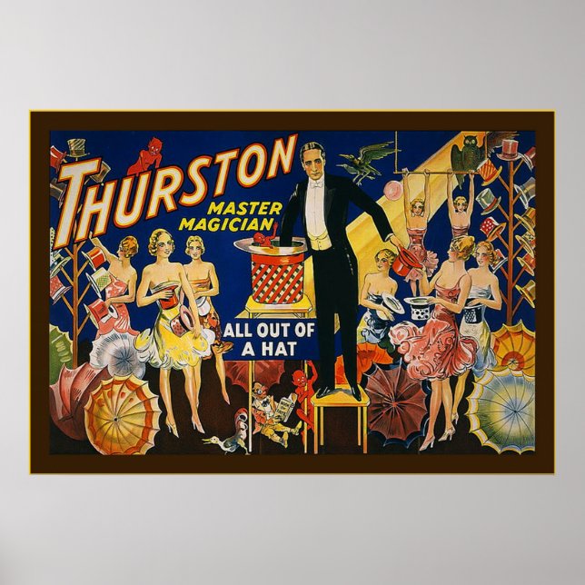 Vintag Thurston, Magier Poster (Vorne)