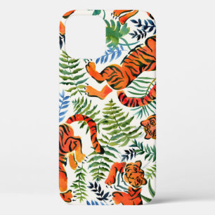 Vintag Tiger Dschungel Wasserfarbe Case-Mate iPhone Hülle