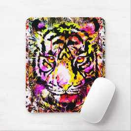 Vintag Tiger - Tiger Big Cats - Wildtier Mousepad