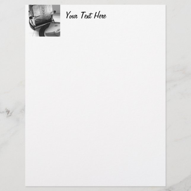 Vintag Toaster Kitchenette Art Letterhead (Vorderseite)