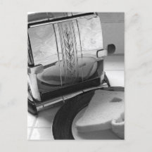 Vintag Toaster Kitchenette Postkarte