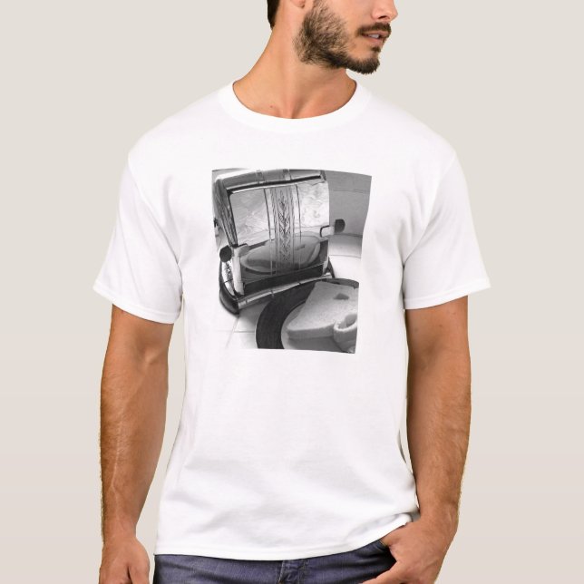 Vintag Toaster Küche T-Shirt (Vorderseite)