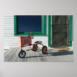 Vintag Toy Traktor Poster