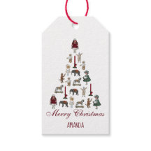 Vintag Toys Weihnachtsbaum Red Calligraphy Gift T