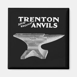 Vintag Trenton Anvil Blacksmithing Magnet