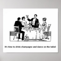 Vintag - Trinken Sie Champagner & Tanz,