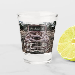 Vintag Truck Austin Schnapsglas