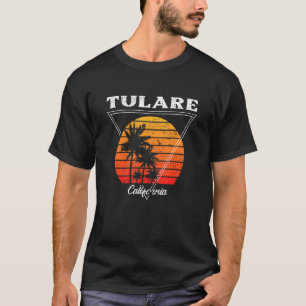 Vintag Tulare California Palm Trees CA Retro T-Shirt