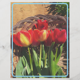 Vintag Tulip Stationery Briefbogen