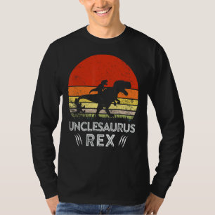 Vintag Unclesaurus Rex Dinosaurier Matching Family T-Shirt
