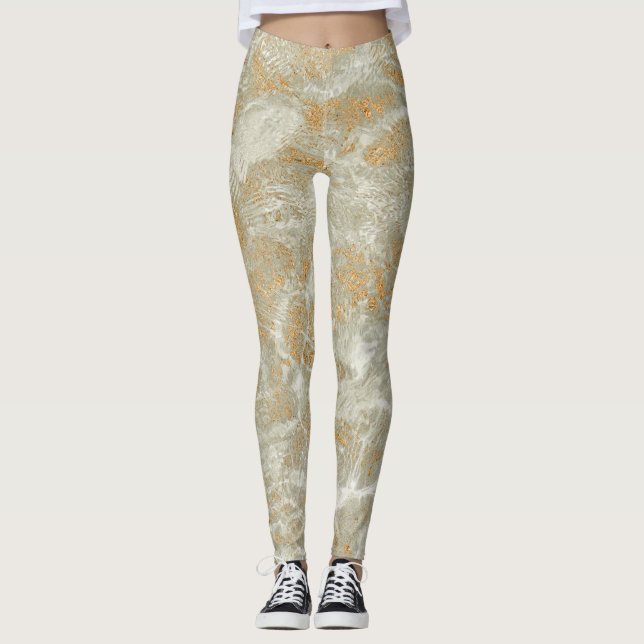 Vintag und klassisch abstrakt leggings (Vorderseite)