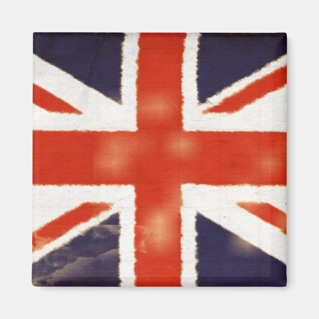 Vintag Union Jack Kühlschrank Magnet (Vorne)
