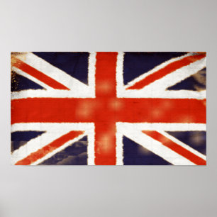Vintag Union Jack Poster
