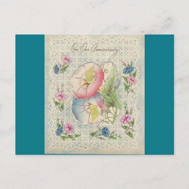 Vintag Unser Jahrestag "Mario" 1 Postkarte (Vorderseite)