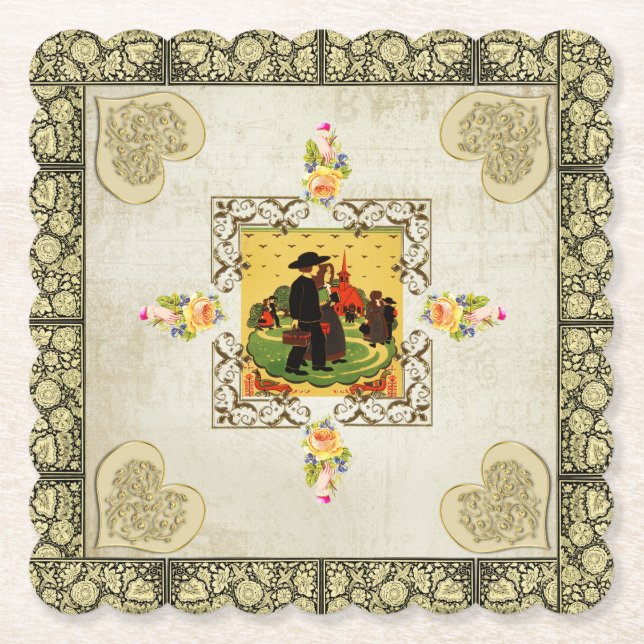 Vintag Untersetzer (Vorderseite)