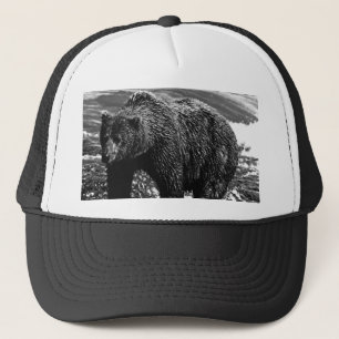 Vintag USA Alaska Braunbär Truckerkappe