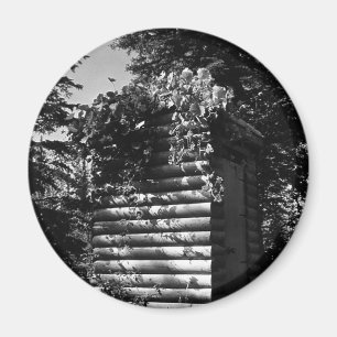 Vintag USA Alaska deluxe outhouse Magnet