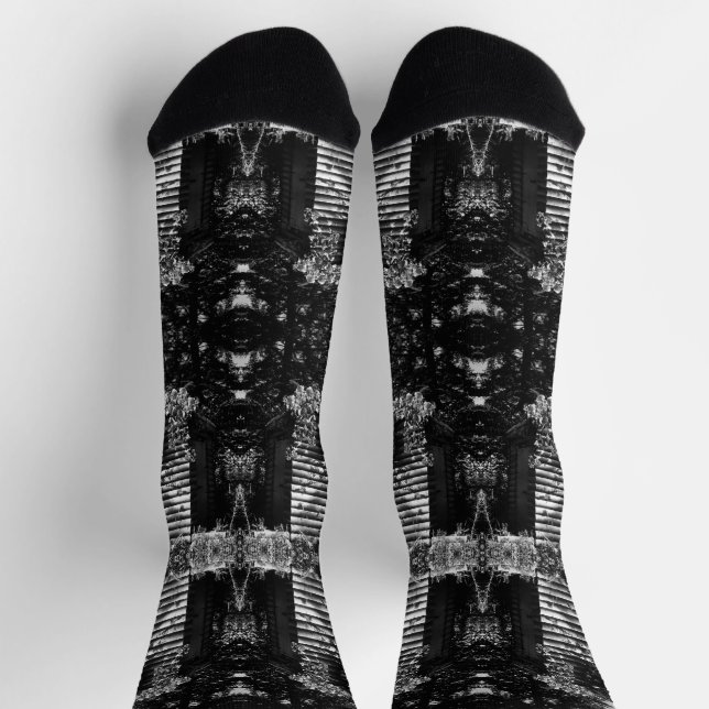 Vintag USA Alaska deluxe outhouse Socken (Oben)