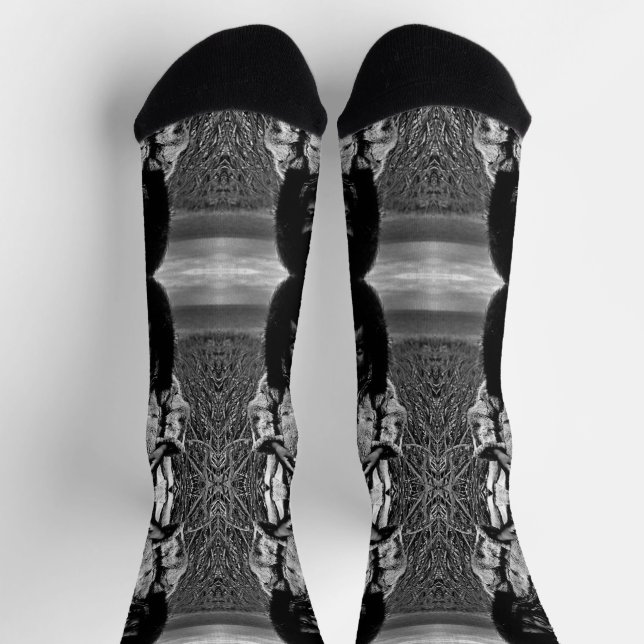 Vintag USA Alaska eskimo Junge Socken (Oben)