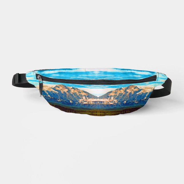 Vintag USA Alaska Mt Mckinley Nationalpark Bauchtasche (Vorderseite)
