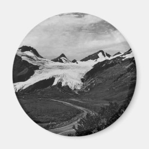 Vintag USA Alaska Worthington Gletscher Sommer Can Magnet