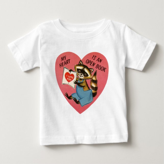 Vintag Valentine Baby T-shirt (Vorderseite)